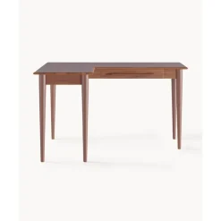 Fashion Escritorio Esquinero De Madera De Mango Con Cajones Paul Escritorios