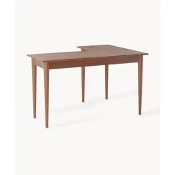 Fashion Escritorio Esquinero De Madera De Mango Con Cajones Paul Escritorios