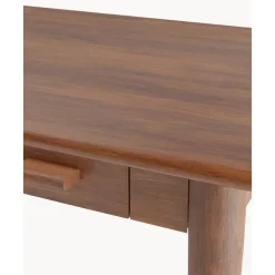 Fashion Escritorio Esquinero De Madera De Mango Con Cajones Paul Escritorios
