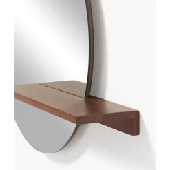Sale Espejo De Pared Con Estante De Madera Sandro Espejos De Pared