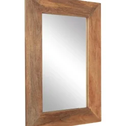Online Espejo De Pared De Madera De Mango Indigo Espejos De Pared