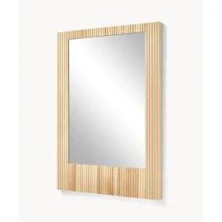 Sale Espejo De Pared De Madera De Abedul Nele Espejos De Pared