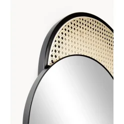 Sale Espejo De Pared Ovalado Con Tejido Vienes Esma Espejos De Pared