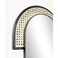 Best Espejo De Pared Ovalado Con Tejido Vienes Esma Espejos De Pared