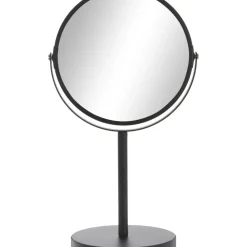Outlet Espejo Tocador Redondo De Metal Classic, Con Aumento Espejos De Maquillaje