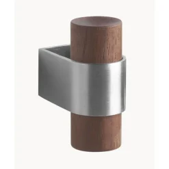 New Ganchos De Pared De Madera De Nogal Dowel Percheros