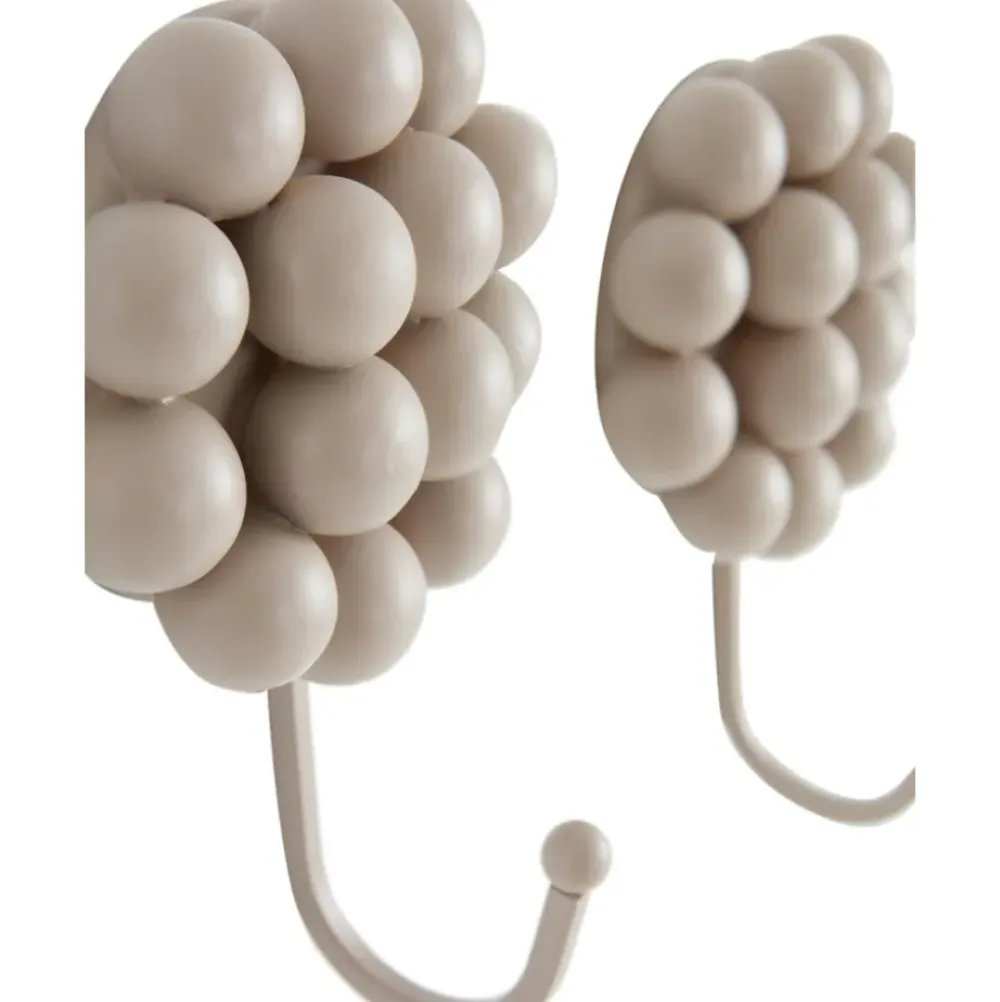 Clearance Ganchos De Pared De Porcelana Benevento, 2 Uds. Percheros