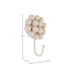 Sale Ganchos De Pared De Porcelana Benevento, 2 Uds. Percheros