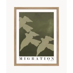 Sale Impresion Digital Enmarcada Migration Cuadros Y Laminas Decorativas