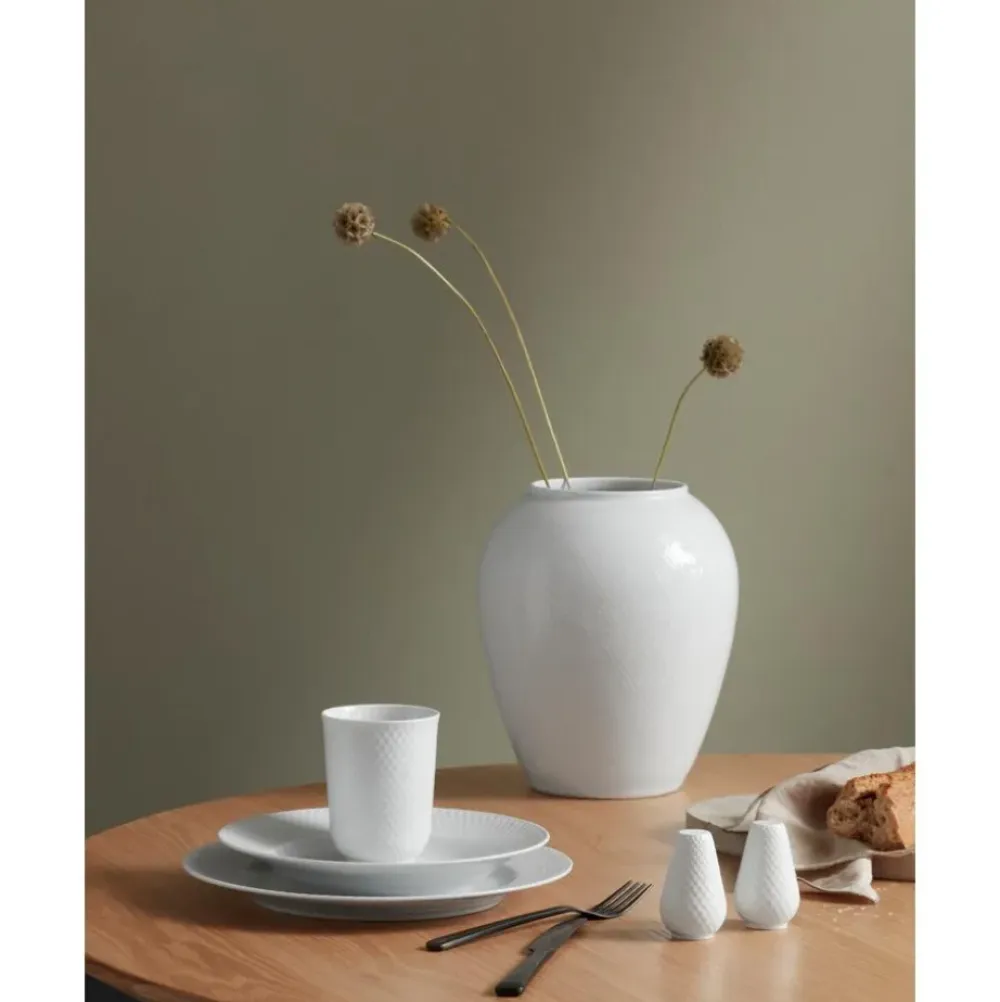 Fashion Jarron Artesanal De Porcelana Rhombe, 25 Cm Jarrones