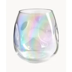 Best Jarron Artesanal De Vidrio Iridiscente Rainbow Jarrones