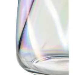 Sale Jarron Artesanal De Vidrio Iridiscente Rainbow Jarrones