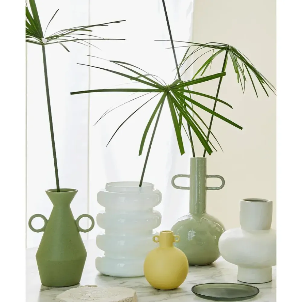 Outlet Jarron De Vidrio Reciclado De Diseno Bulb Jarrones