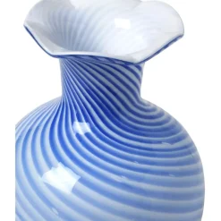 Outlet Jarron De Vidrio Soplado Artesanalmente Mella Jarrones