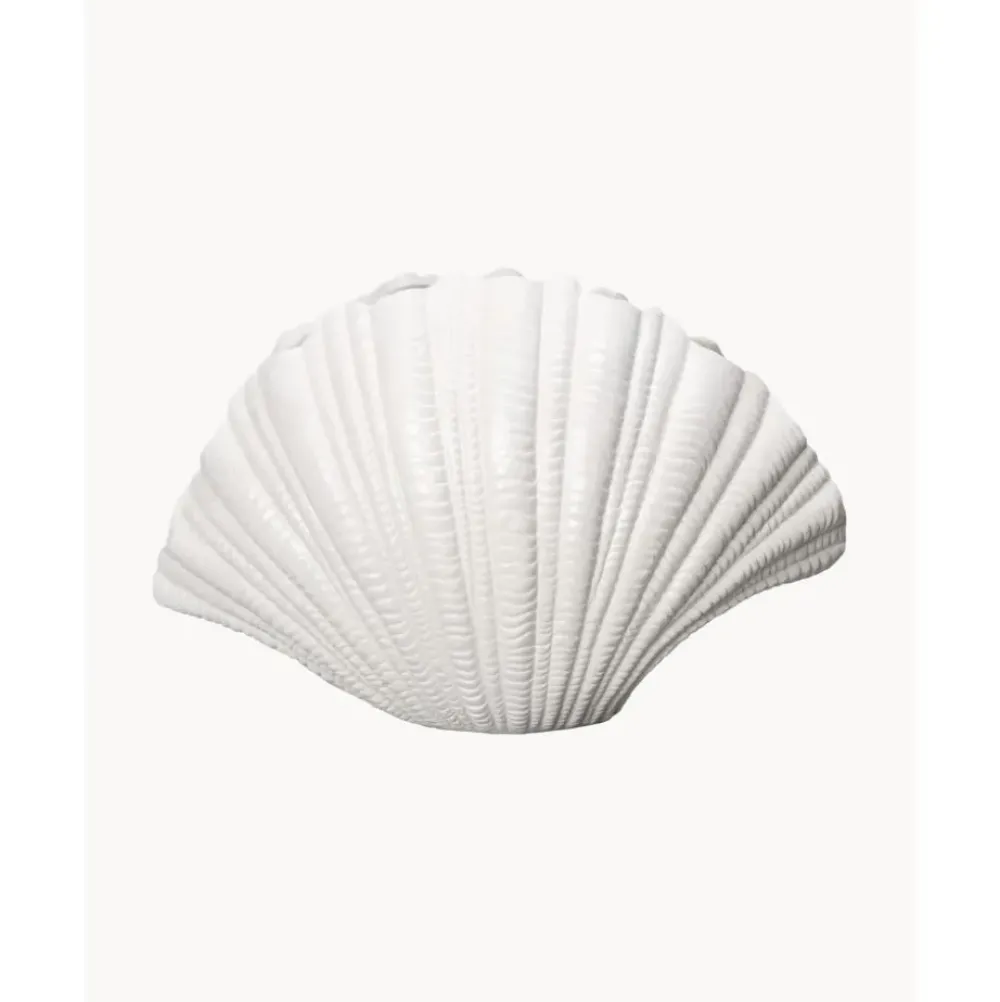 Outlet Jarron Grande De Diseno Shell Jarrones