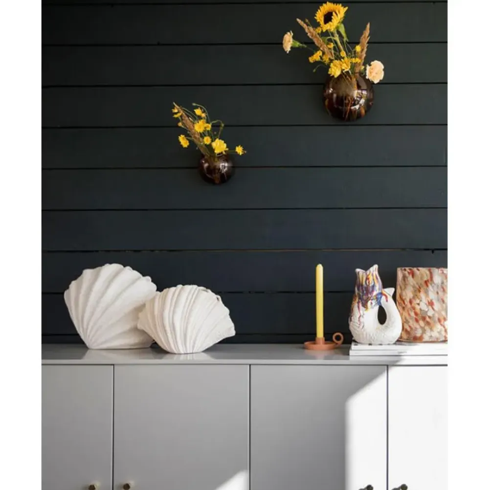 Outlet Jarron Grande De Diseno Shell Jarrones