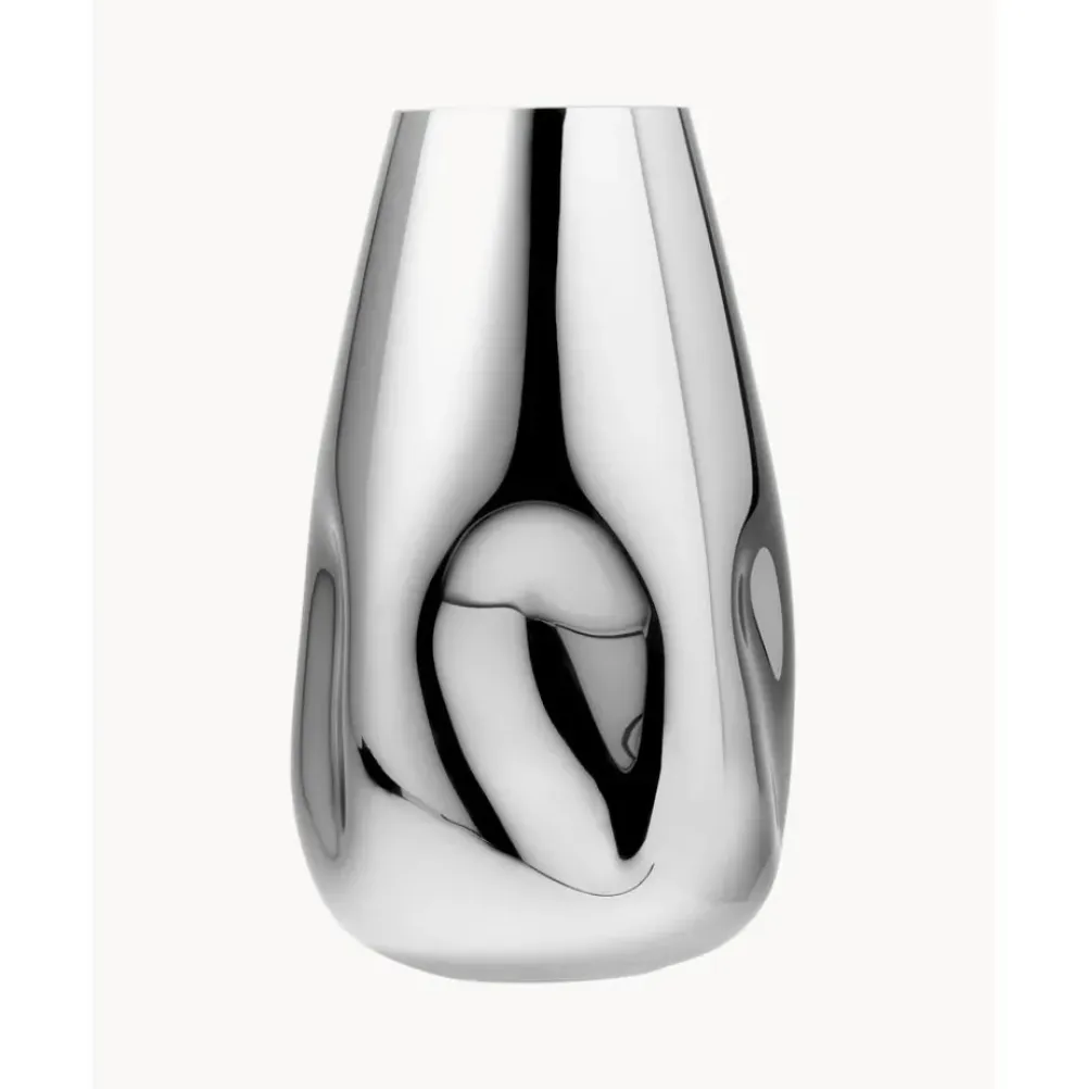 New Jarron Grande De Vidrio Soplado Artesanalmente Mirror Jarrones