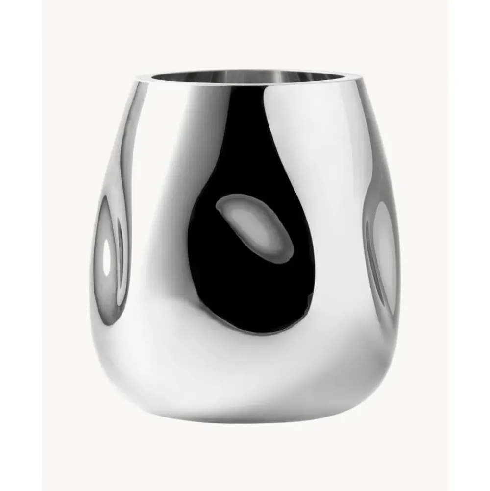 Clearance Jarron Pequeno De Vidrio Soplado Artesanalmente Mirror Jarrones