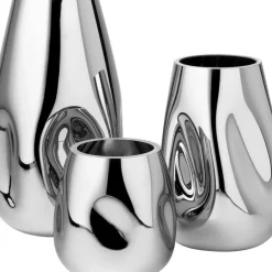 Clearance Jarron Pequeno De Vidrio Soplado Artesanalmente Mirror Jarrones