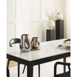 Clearance Jarron Pequeno De Vidrio Soplado Artesanalmente Mirror Jarrones
