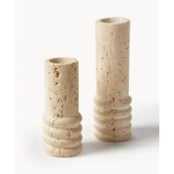 Best Jarron Pequeno Decorativo De Travertino Cleighton Jarrones