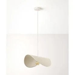 New Lampara De Techo De Lino De Diseno Kenzie Lamparas De Techo