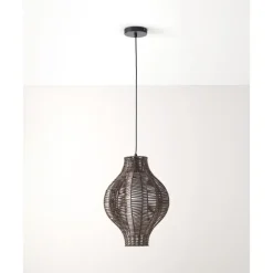 Clearance Lampara De Techo De Ratan Malena Lamparas De Techo