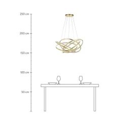 Online Lampara De Techo Grande Led Saturn Lamparas De Techo