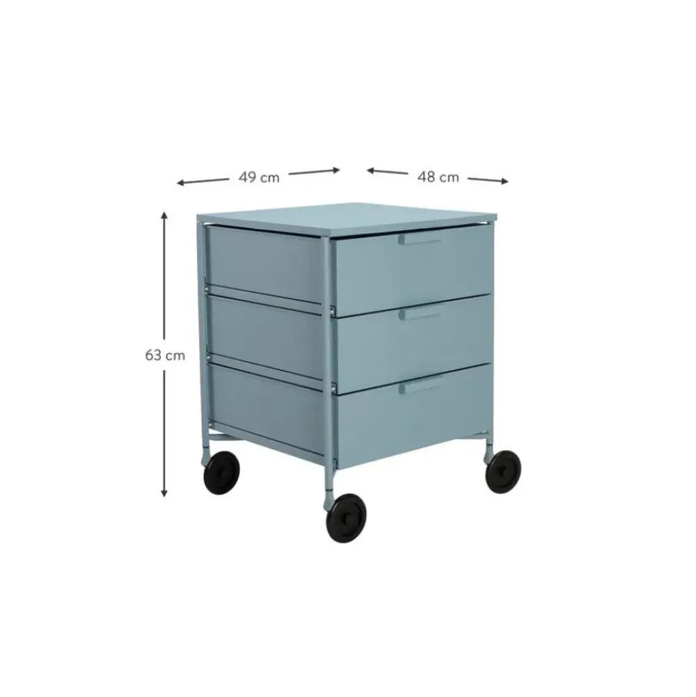 Outlet Mesa Auxiliar Con Ruedas Mobil Cajoneras