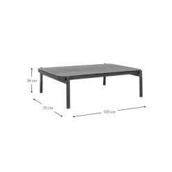 Best Mesa De Centro Para Exterior Florencia, Con Tablero De Cristal Muebles De Jardin
