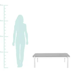 Online Mesa De Centro Para Exterior Florencia, Con Tablero De Cristal Muebles De Jardin