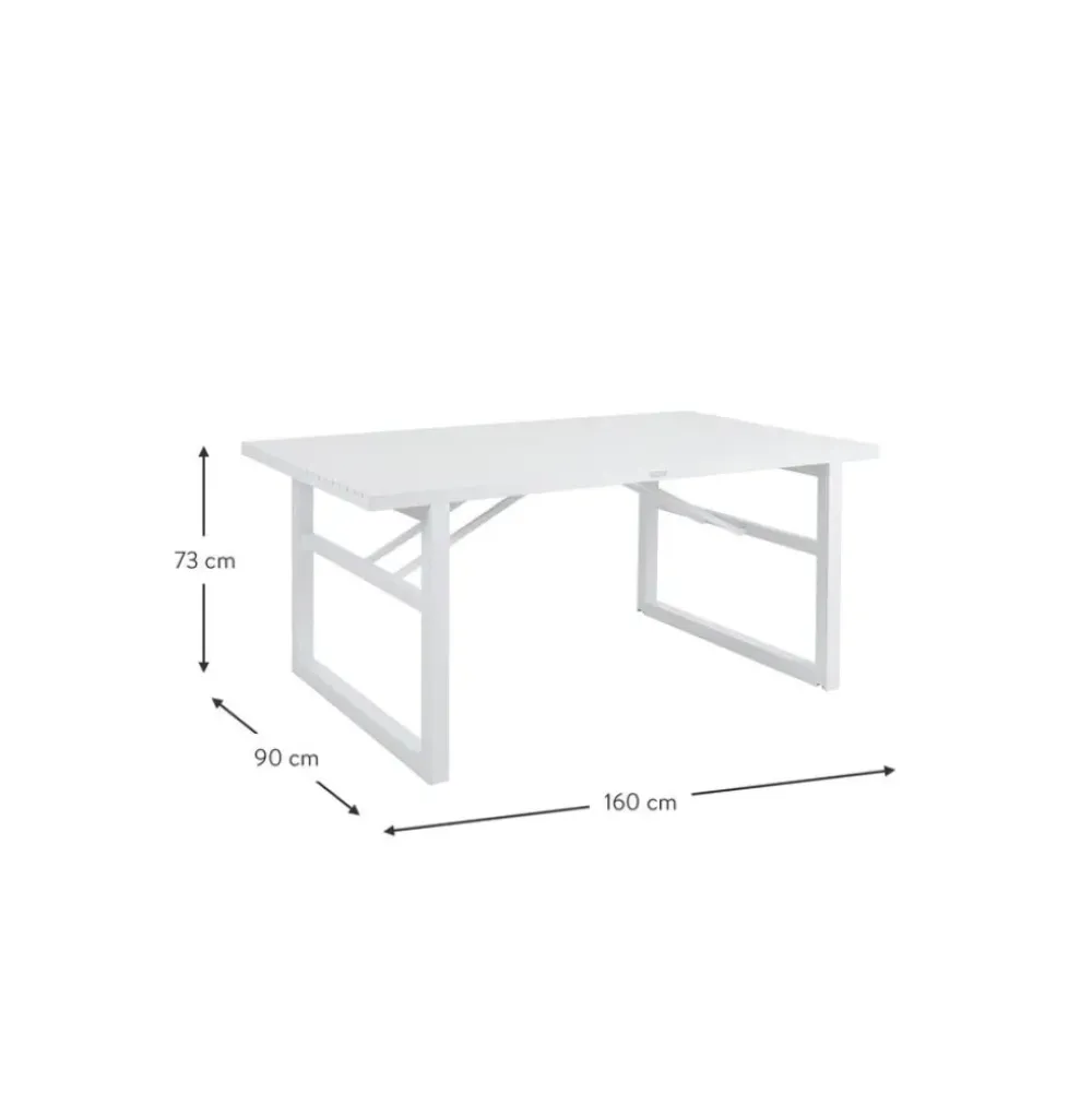 Hot Mesa De Exterior Vevi, 160 X 90 Cm Muebles De Jardin