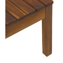 Outlet Mesa Para Exterior De Madera De Acacia Bo, 100 X 60 Cm Muebles De Jardin