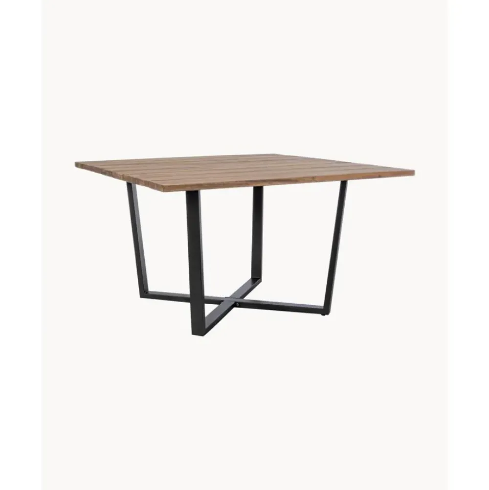 New Mesa Para Exterior De Madera De Acacia Helsinki, 130 X 75 Cm Muebles De Jardin