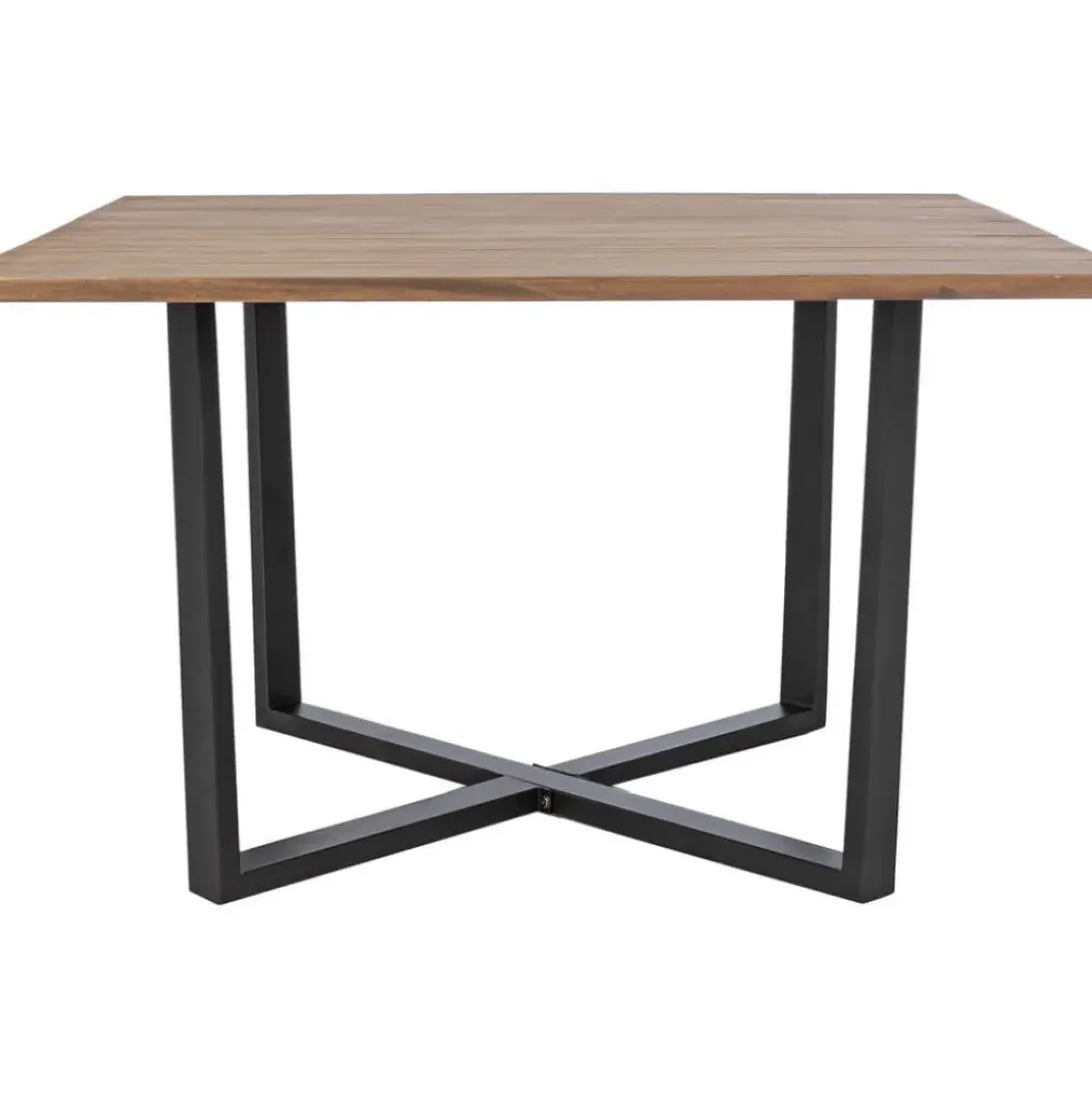 New Mesa Para Exterior De Madera De Acacia Helsinki, 130 X 75 Cm Muebles De Jardin