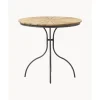 New Mesa Redonda Para Balcon Hard & Ellen, Tablero De Madera De Teca Muebles De Jardin