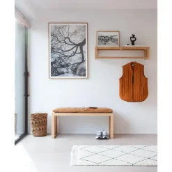 Fashion Perchero De Pared De Bambu Rib, Tamanos Diferentes Percheros