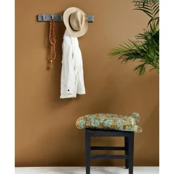 Hot Perchero De Pared De Madera Edgy, 6 Ganchos Percheros