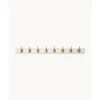 Online Perchero De Pared De Madera Edgy, 8 Ganchos Percheros