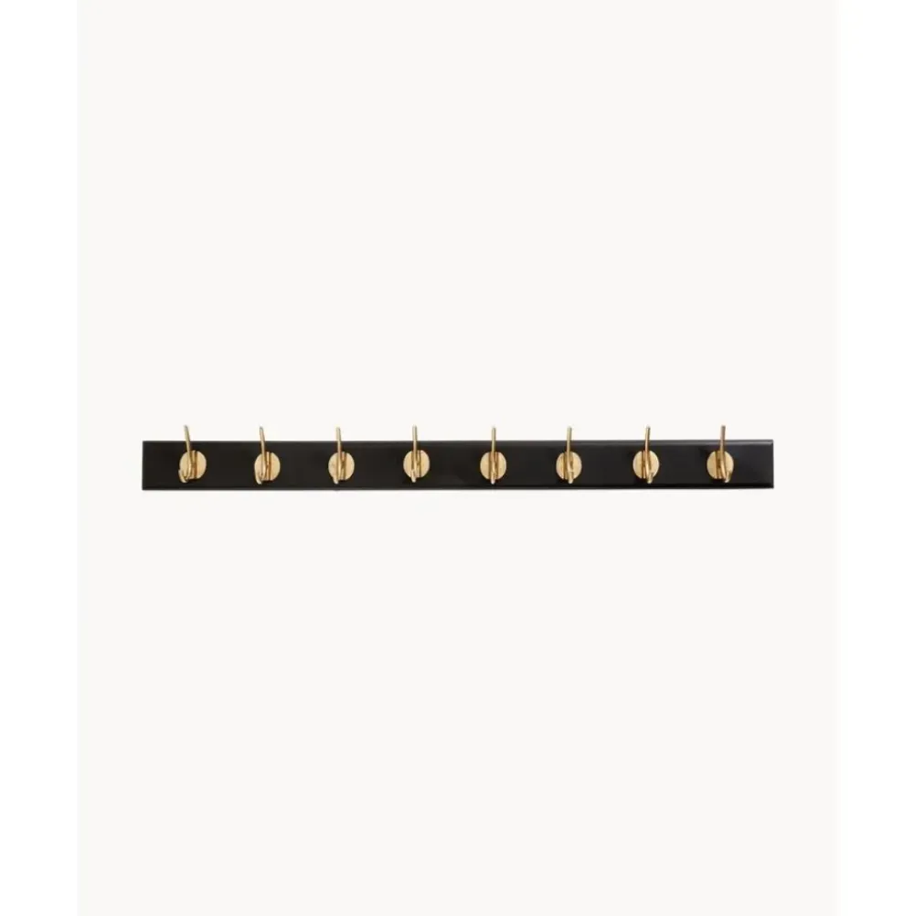 Discount Perchero De Pared De Madera Edgy, 8 Ganchos Percheros