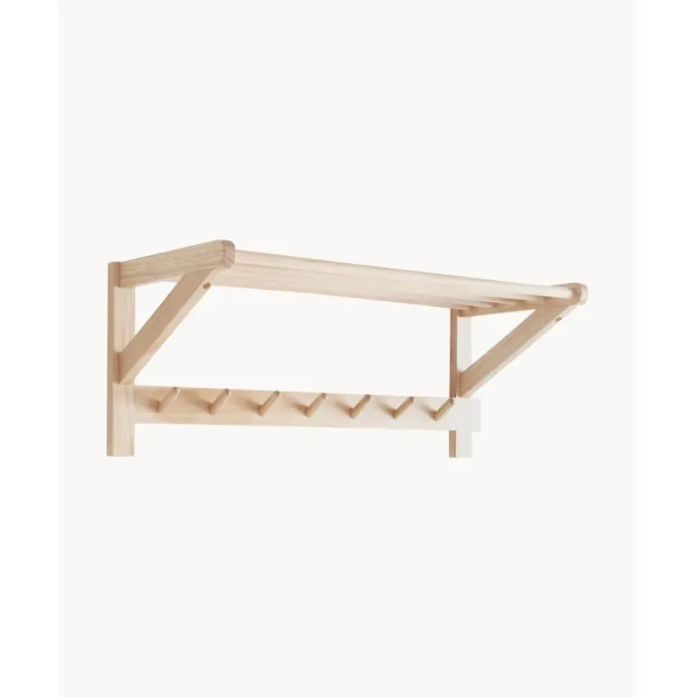 Hot Perchero De Pared De Madera De Pino Cole Percheros
