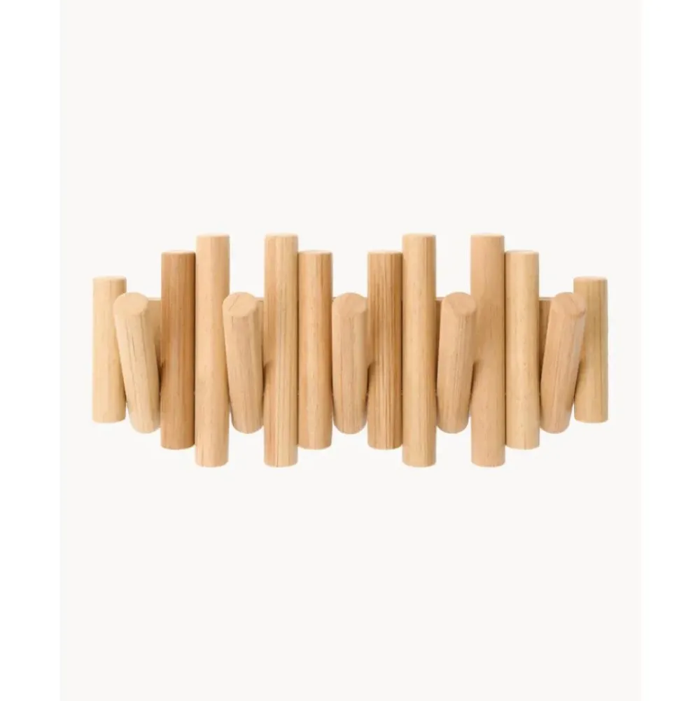 New Perchero De Pared De Madera De Pino Picket Percheros