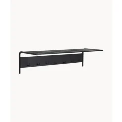 New Perchero De Pared De Metal Fusion, 7 Gancho Percheros