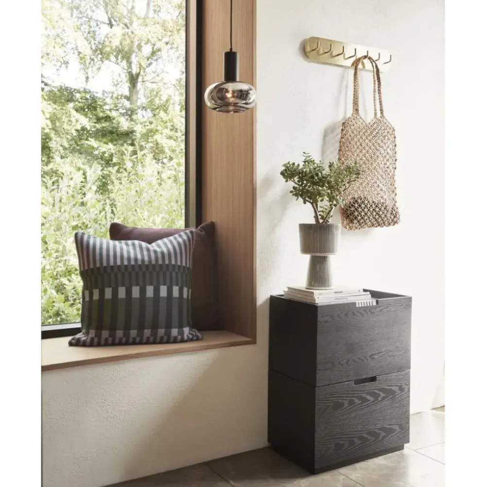 Sale Perchero De Pared De Metal Form, Con 7 Ganchos Percheros