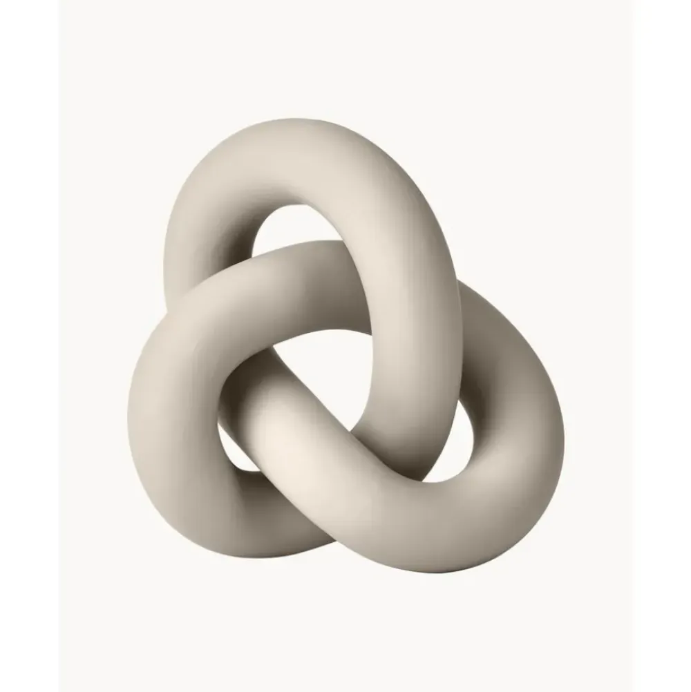 Outlet Pieza Decorativa De Ceramica Knot Figuras Decorativas