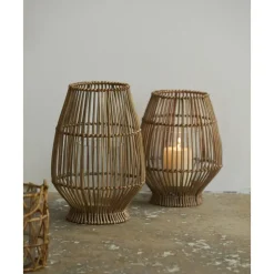 Outlet Portavelas De Madera Silba Farolillos