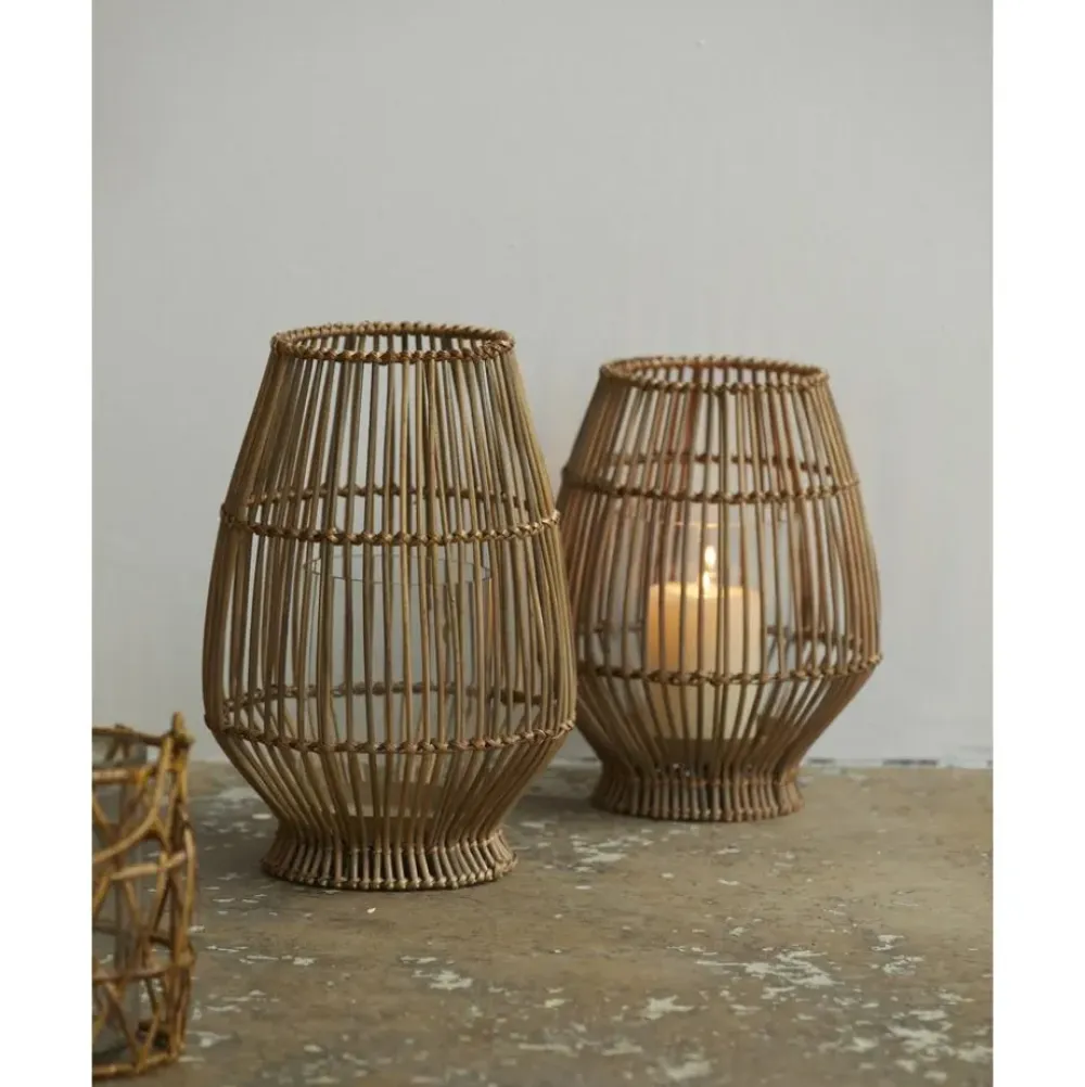 Outlet Portavelas De Madera Silba Farolillos