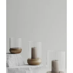 Fashion Portavelas De Vidrio Lanto, 20 Cm Farolillos