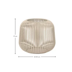 Fashion Portavelas Lito, 17 Cm Farolillos