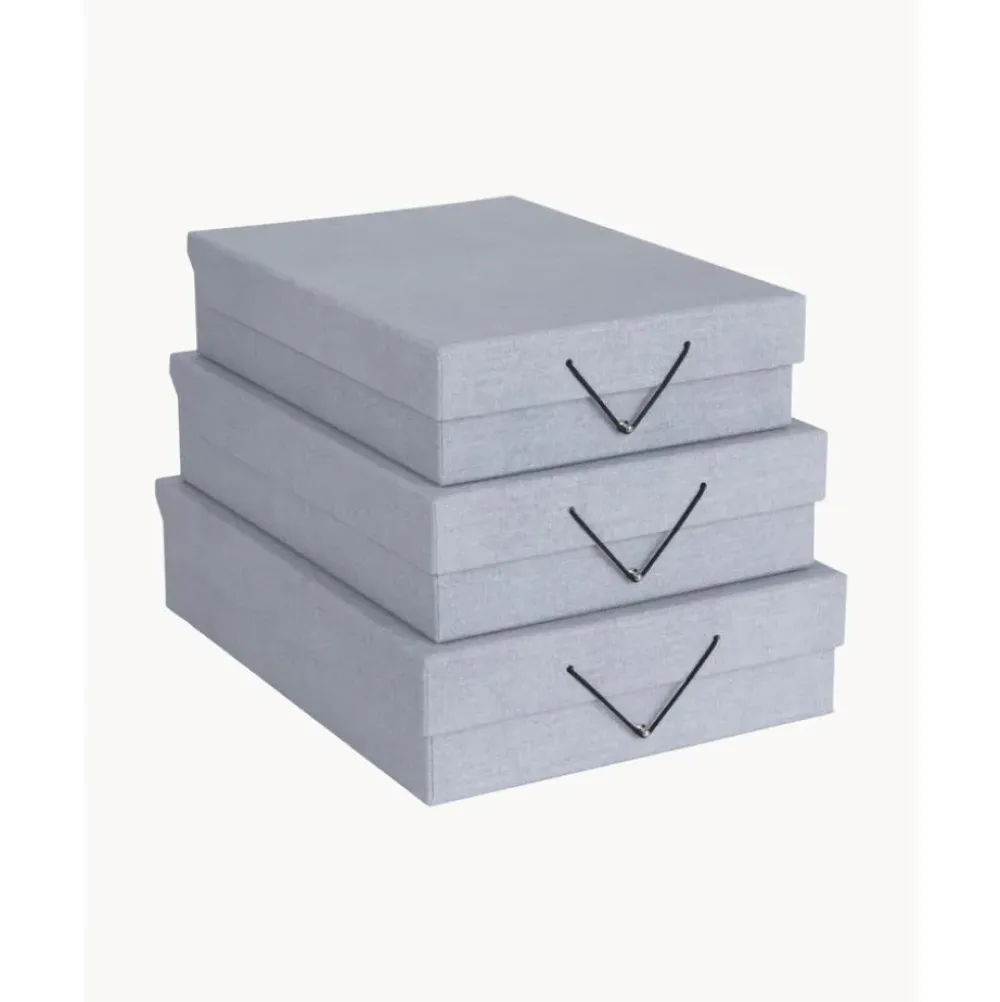 Discount Set De Cajas Bessie Ii, 3 Uds. Material De Oficina